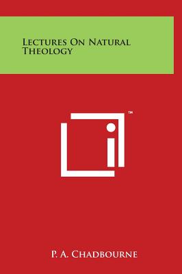 Lectures On Natural Theology