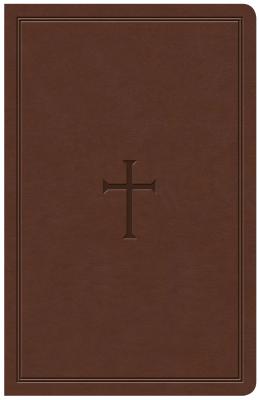 KJV Large Print Personal Size Reference Bible Brown Leathertouch