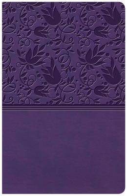 KJV Large Print Personal Size Reference Bible Purple Leathertouch