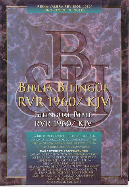 Rvr 1960 Kjv Bilingual Bible Index Blk B By Bible (Paperback)