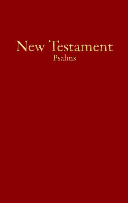 KJV Economy New Testament with Psalms Burgundy Trade Paper (Paperback)