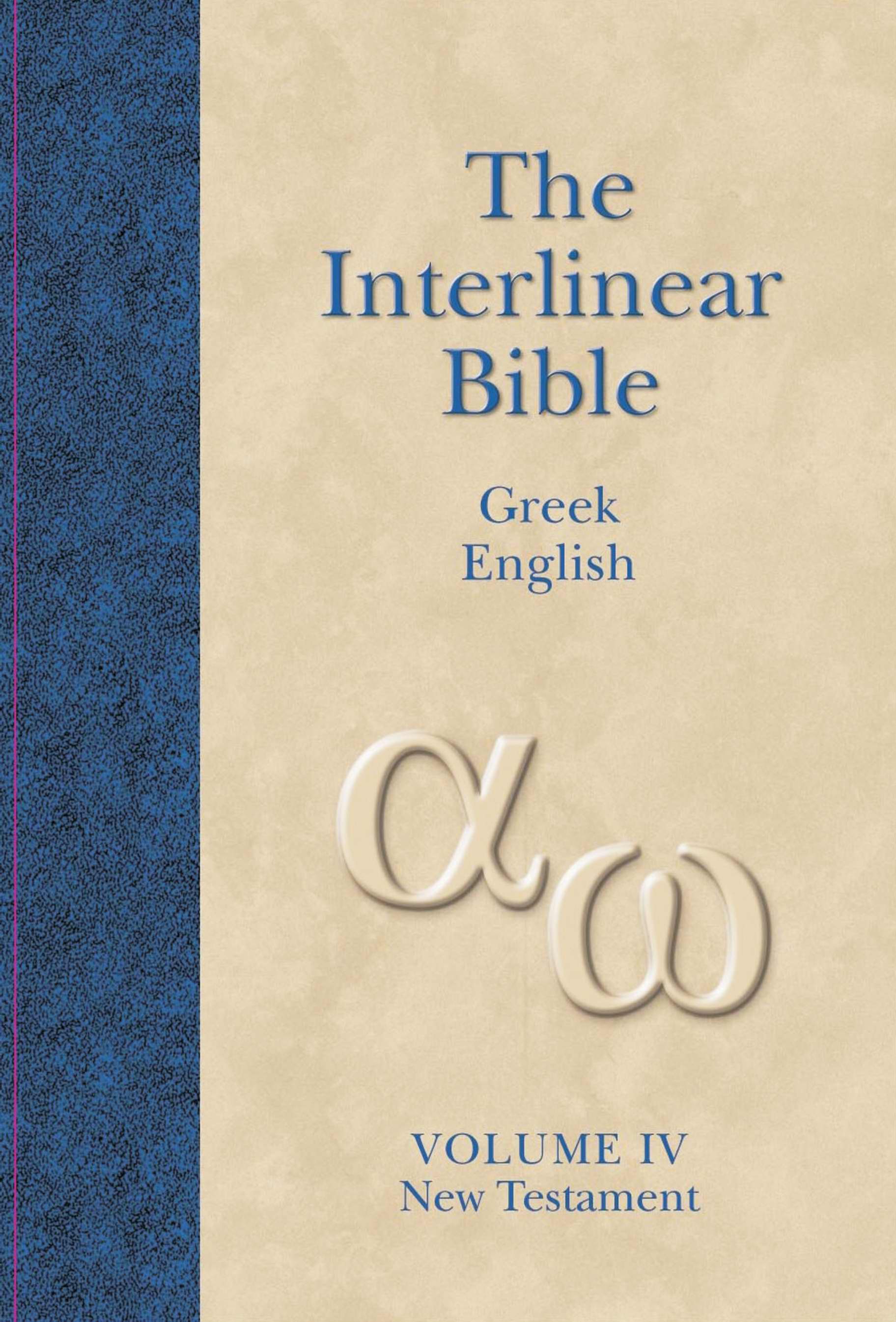 Interlinear Greek - English New Testament Vol 4 By Jay P Green