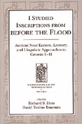 I Studied Inscriptions from Before the Flood (Paperback) 9781575062112