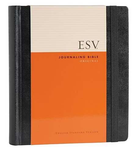 ESV Journaling Bible Black Imitation Moleskin By Crossway (Hardback)