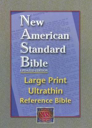 Large Print Ultrathin Reference Bible By Foundation Pub (Leather)