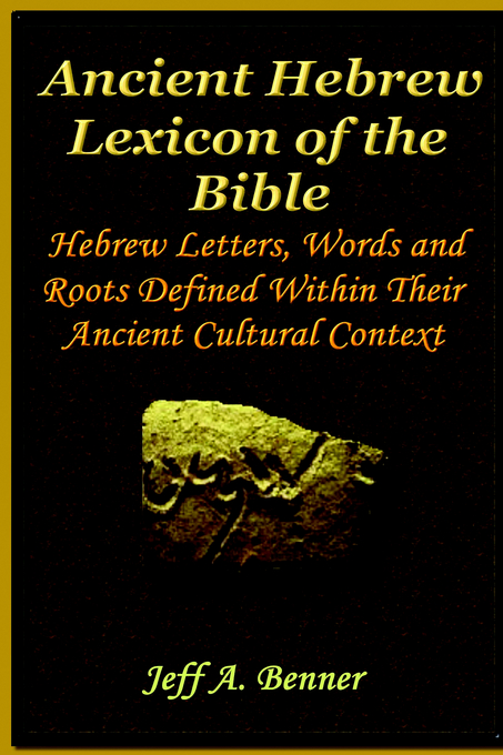 The Ancient Hebrew Lexicon of the Bible By Jeff A Benner (Hardback)