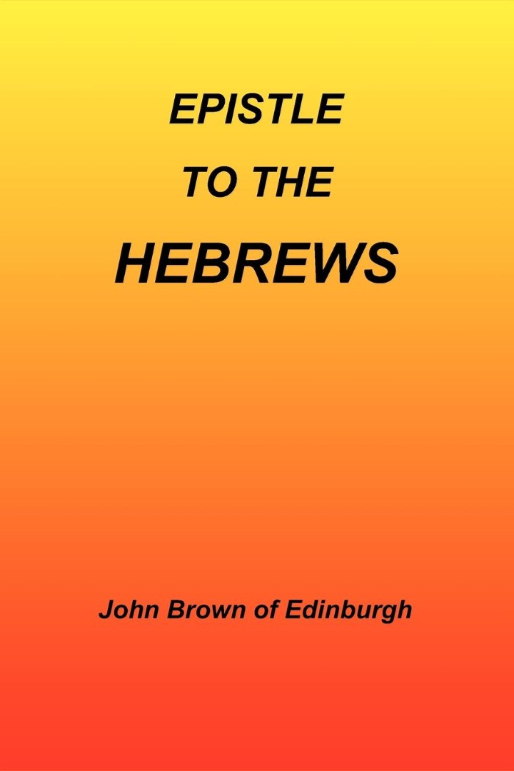 Epistle to the Hebrews By John Brown (Paperback) 9781589605640