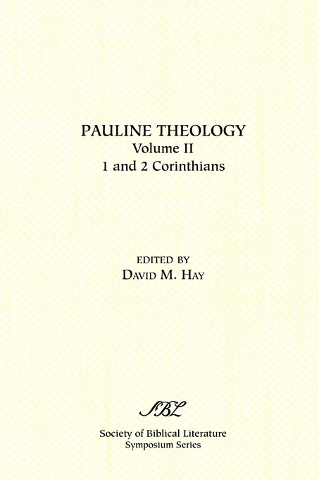 Pauline Theology Volume Ii By David M Hay (Paperback) 9781589830530