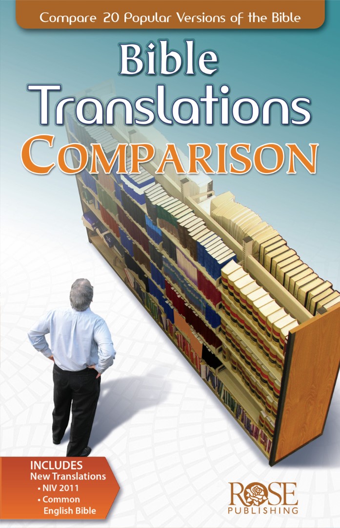 Bible Translations Comparison Pamphlet By Rose Publishing (Paperback)