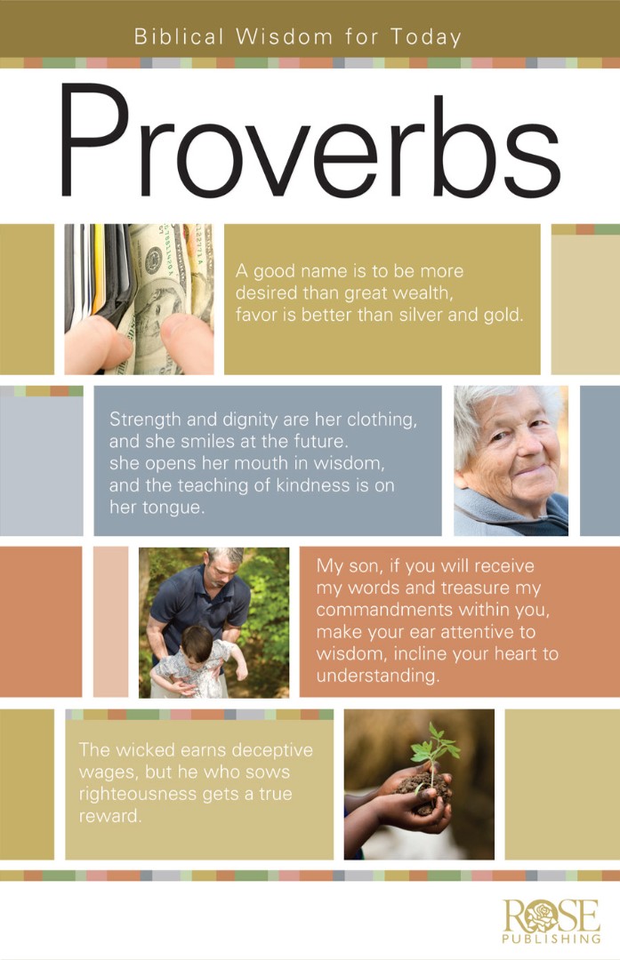 Proverbs Pamphlet Biblical Wisdom For Today By Rose Publishing