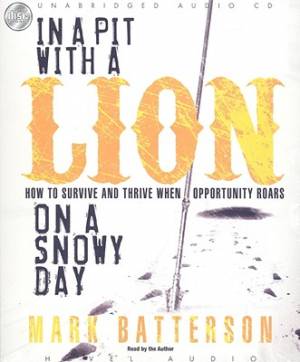 In A Pit With A Lion On A Snowy Day - Audiobook on CD (Audio Book)