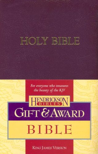 KJV Gift & Award Bible Royal Purple Imitation Leather