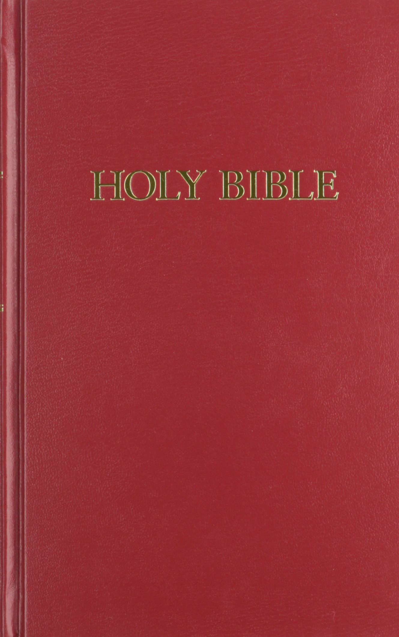 KJV Pew Bible Red Hardback By Hendrickson (Hardback) 9781598562200