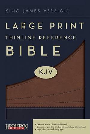 KJV Thinline Reference Bible By Hendrickson (Leather) 9781598564600