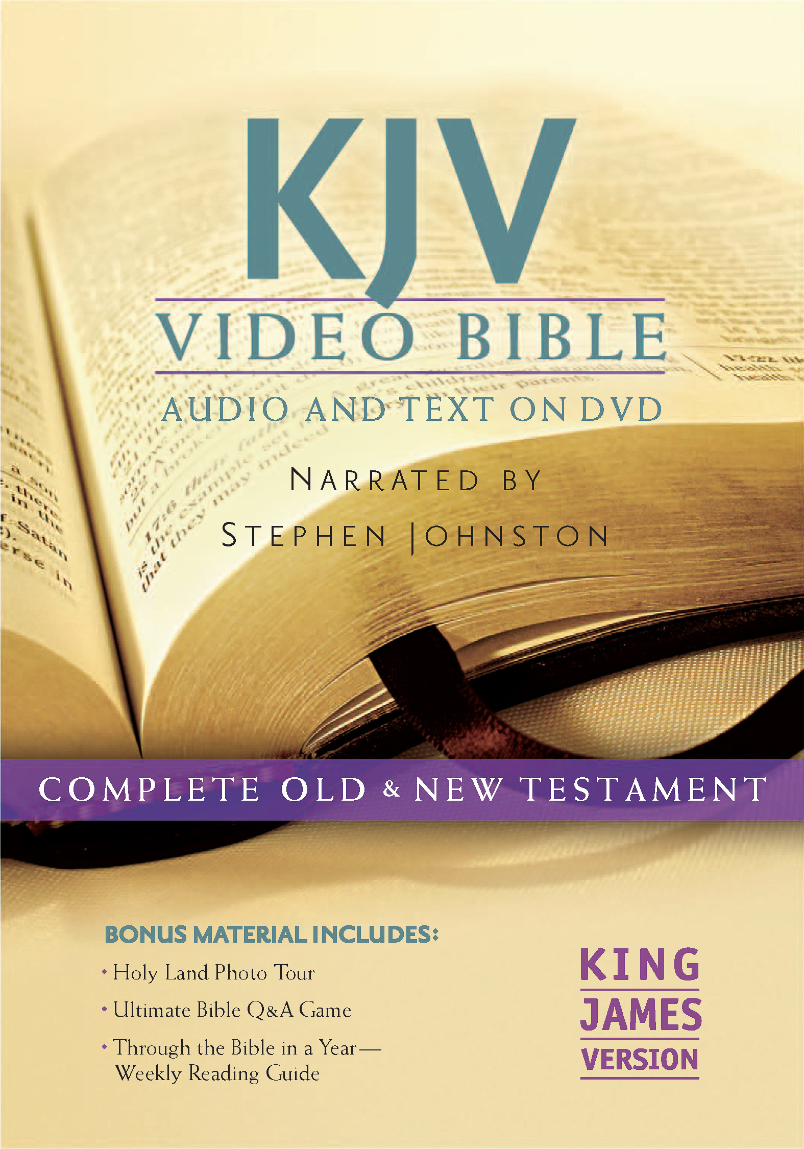 KJV Video Bible On DVD Narrated By Stephen Johnston (DVD)