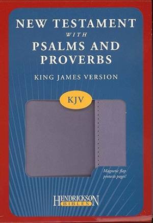 KJV New Testament with Psalms and Proverbs Lavender Imitation Leathe