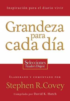 Grandeza para cada d By Stephen R Covey David Hatch (Paperback)