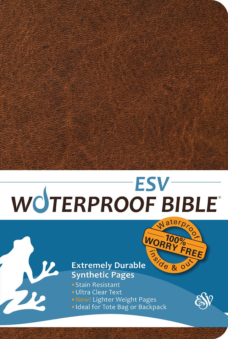 Waterproof Bible-Esv-Brown By Bardin & Marsee Publishing