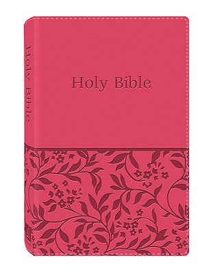 KJV Deluxe Gift And Award Bible For Women Pink Imitation Leather Pr