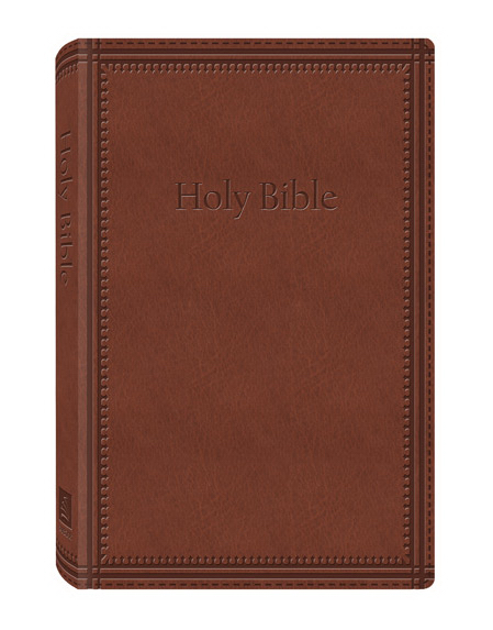 KJV Deluxe Gift & Award Bible Brown Imitation Leather