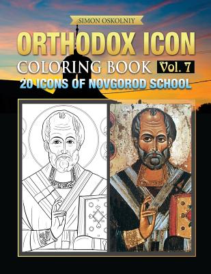 Orthodox Icon Coloring Book Vol 7 20 Icons of Novgorod School