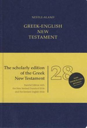 NA28 Greek-English New Testament By Institute For Nt (Leather)