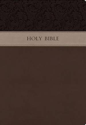 KJV Wide Margin Bible Brown Imitation Leather By Hendrickson