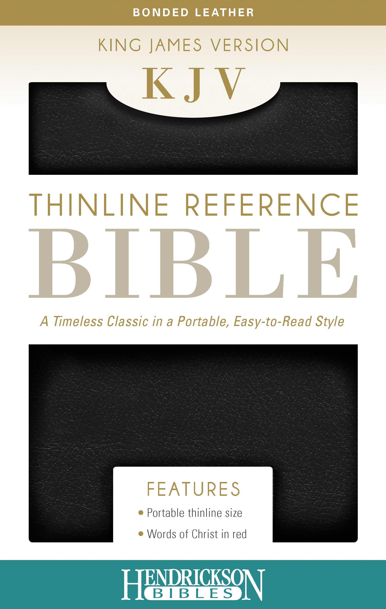 Thinline Reference Bible-KJV By Hendrickson Bibles (Leather)