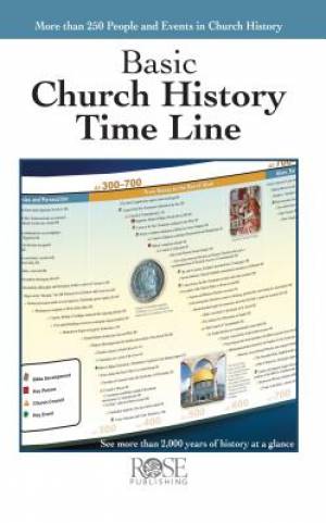 Basic Church History Time Line Individual pamphlet By Rose Publishing