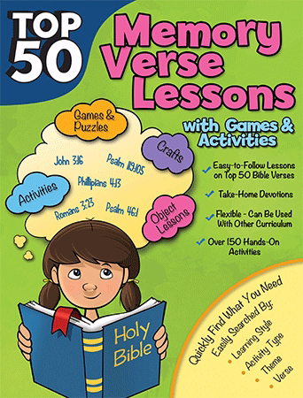 Top 50 Memory Verse Lessons with Games & Activities (Paperback)