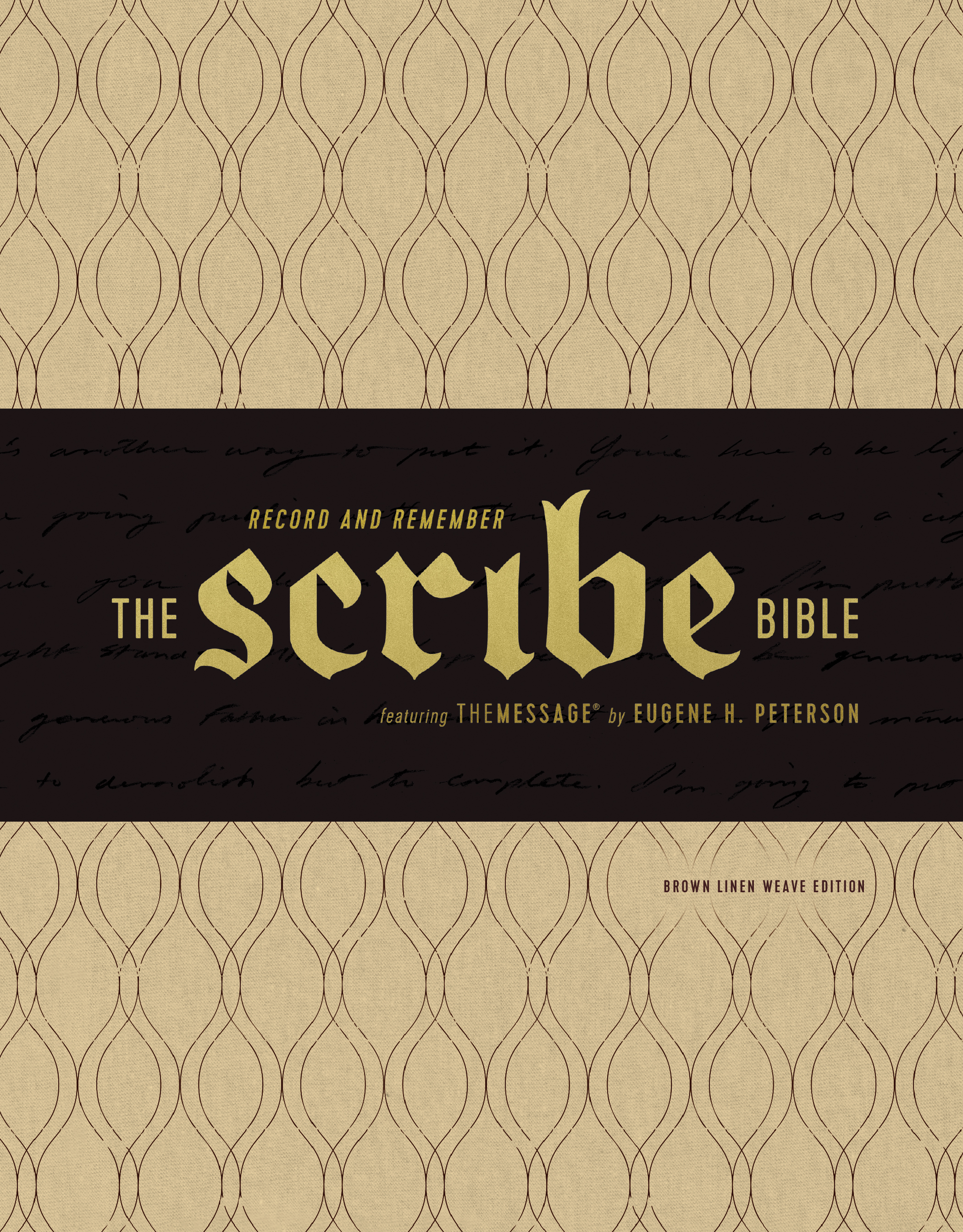 The Message Scribe Bible Journalling Bible Brown Imitation Leather