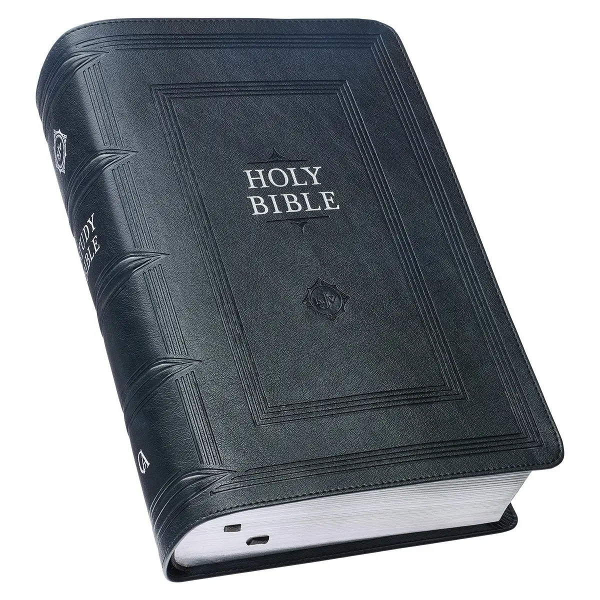 KJV Study Bible Faux Leather, Black