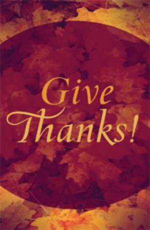 Give Thanks Pack Of 25