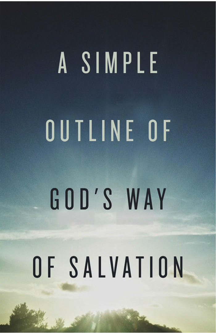 Simple Outline Of God'S Way Of Salvation Pack Of 25 By Crossway Bibles