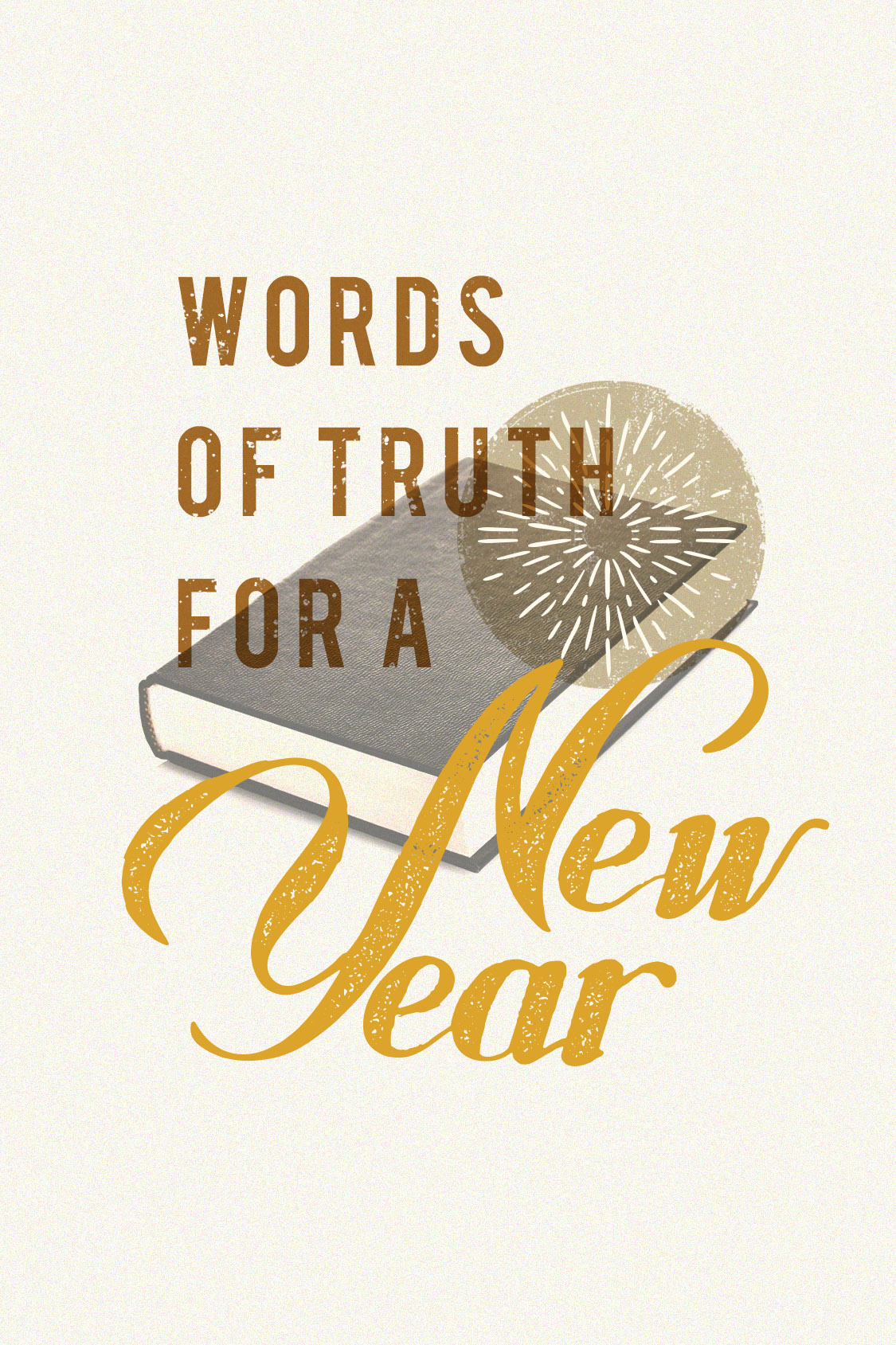 Words of Truth for a New Year Pack of 25 By Good News (Paperback)