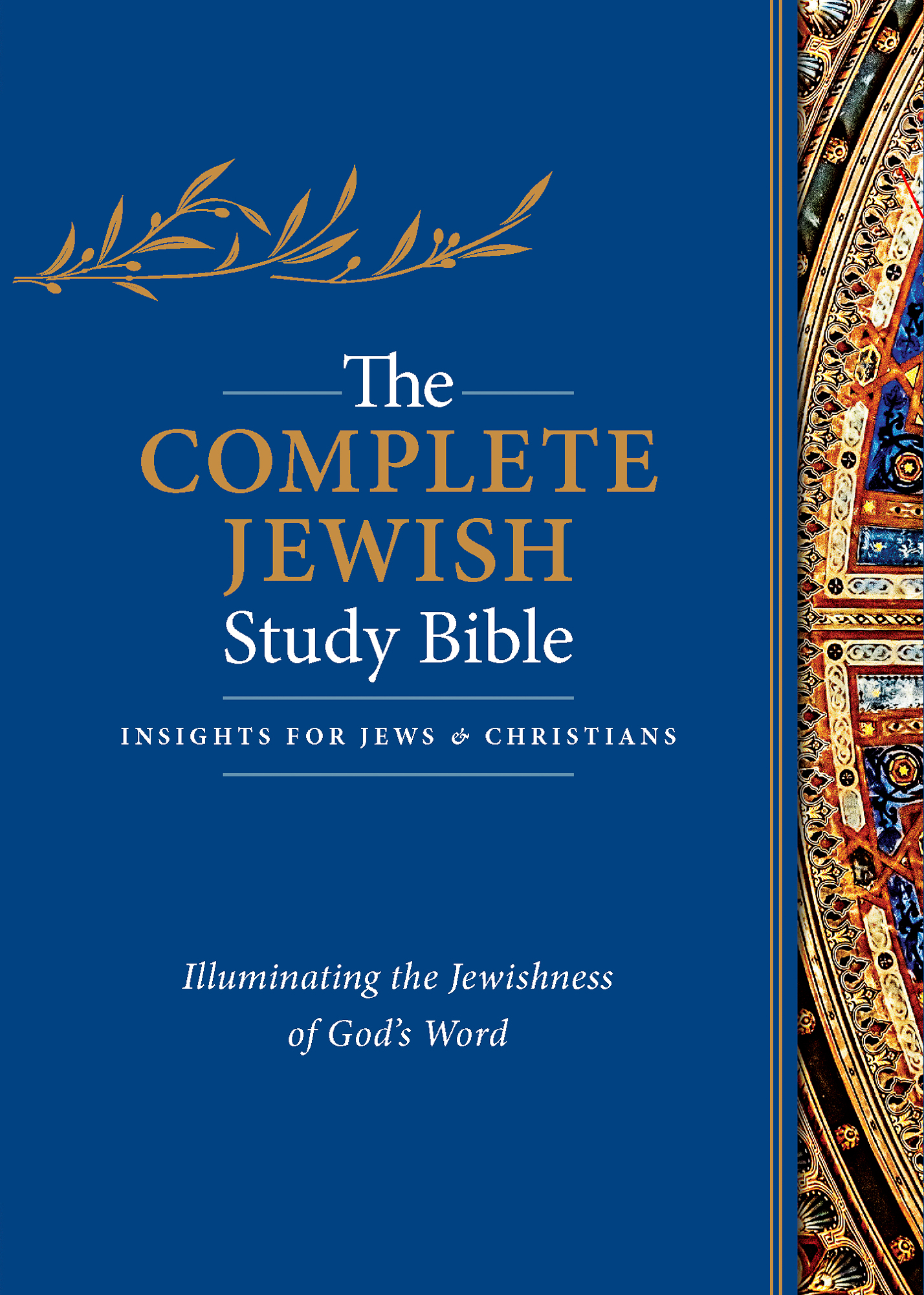 The Complete Jewish Study Bible Black Genuine Leather Indexed