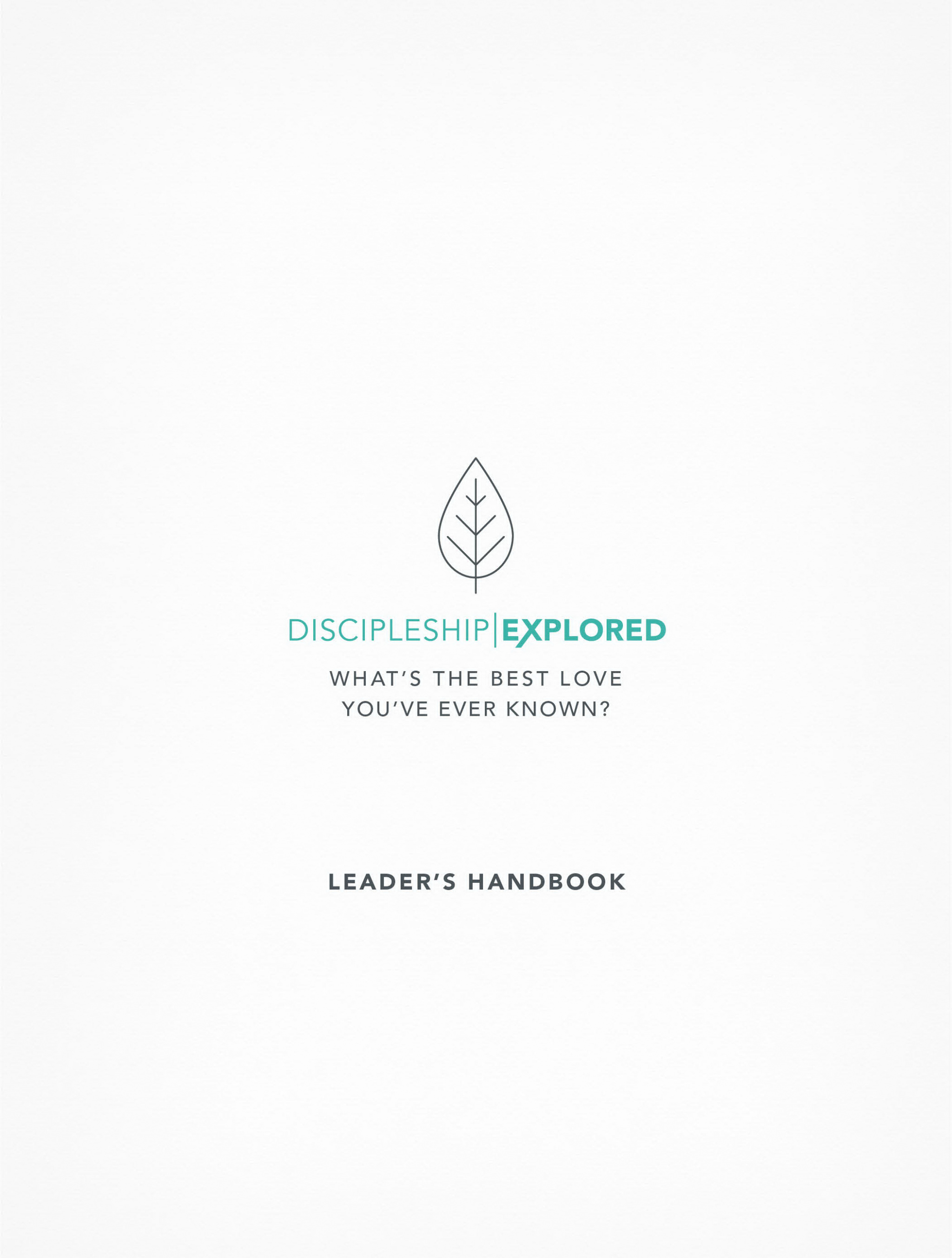 Discipleship Explored Leader's Handbook By Barry Cooper (Paperback)