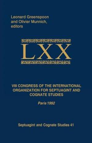 VIII Congress of the International Organization for Septuagint and Cog