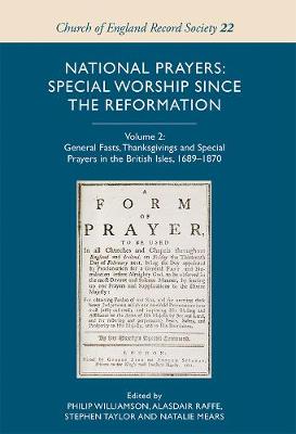 National Prayers Special Worship Since the Reformation (Hardback)