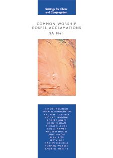 Common Worship Gospel Acclamations - SA Men By Various (Paperback)