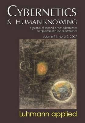 Luhmann Applied Cybernetics & Human Knowing Vol 14