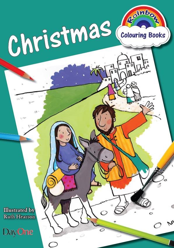 Christmas - Rainbow Colouring Books By Gill Jacobs Ruth Hearson