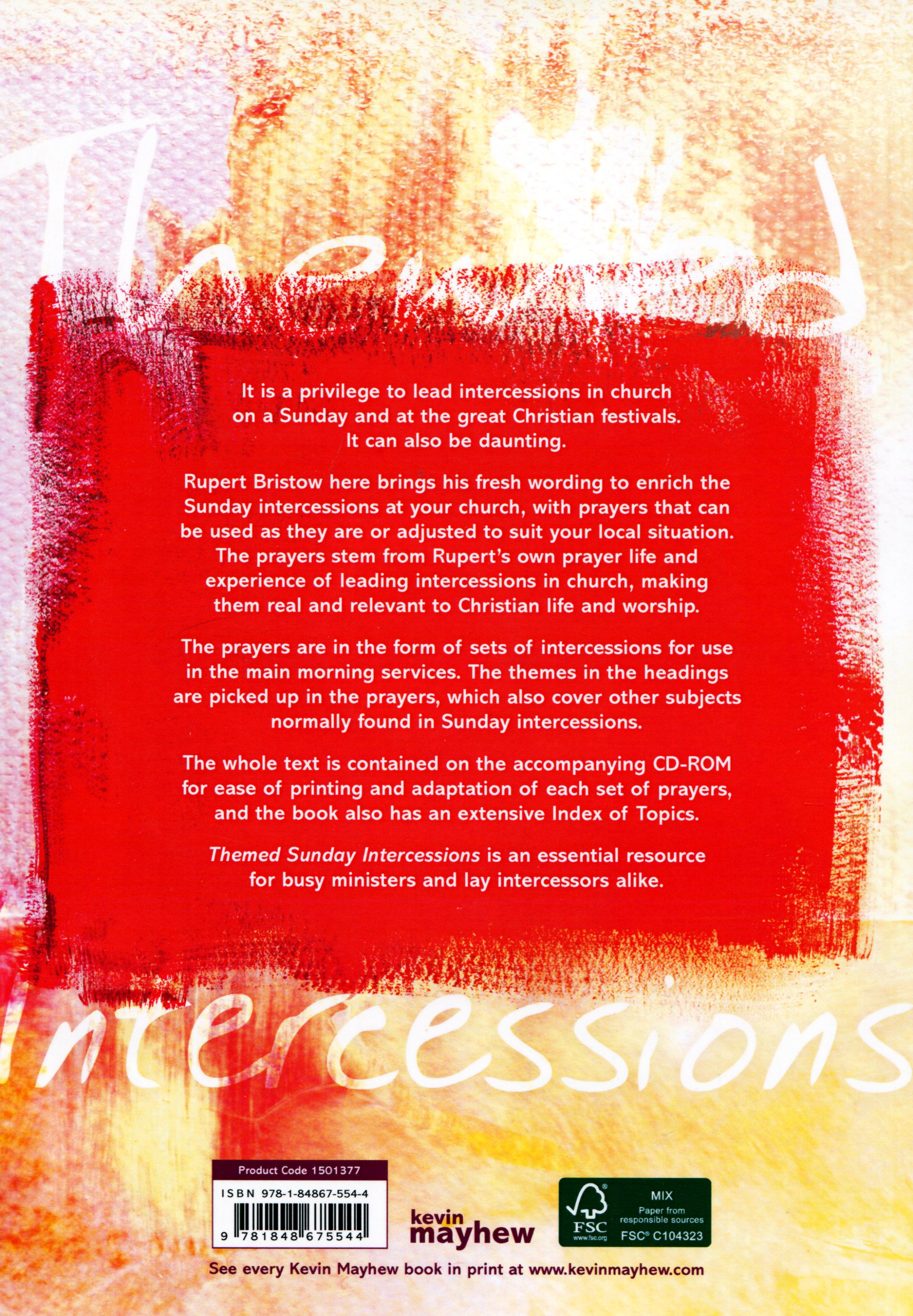 Themed Sunday Intercessions by Rupert Bristow Free Delivery at Eden