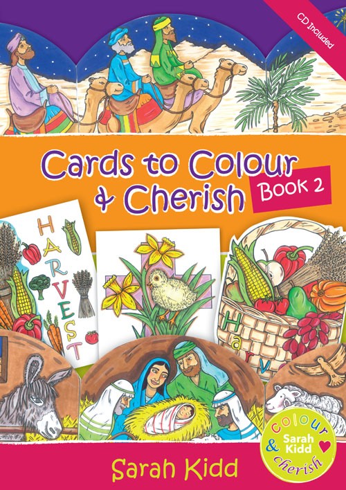 Cards to Colour and Cherish Book 2 By Sarah Kidd (Paperback)