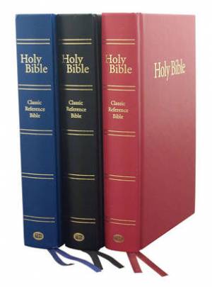 KJV Reference Bible Blue Hardback By Trinitarian (Hardback)