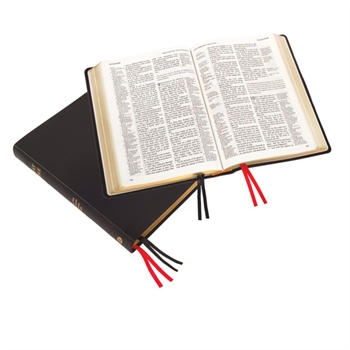 KJV Large Print Westminster Reference Bible Black Calfskin (Leather)