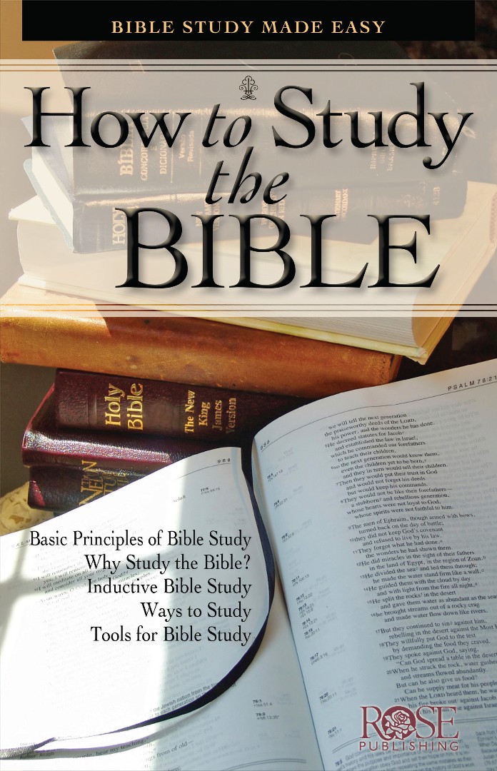 How To Study The Bible Pamphlet By Rose Publishing (Paperback)