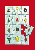 Christmas Jigsaw pack x 6