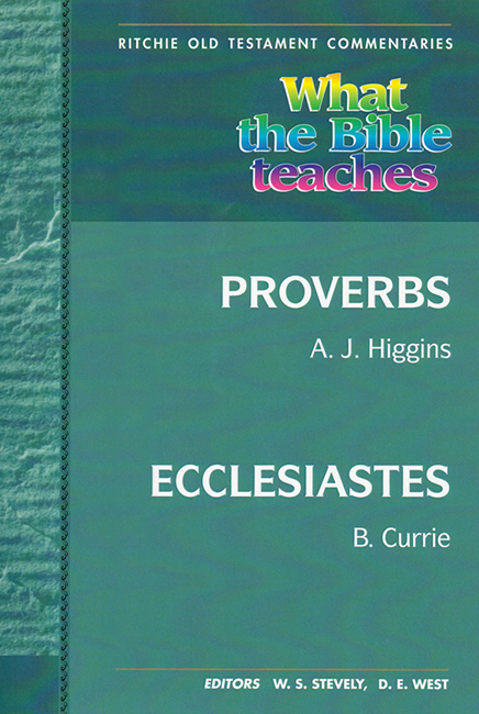 What the Bible Teaches VOL 8 Proverbs & Ecclesiastes (Paperback)