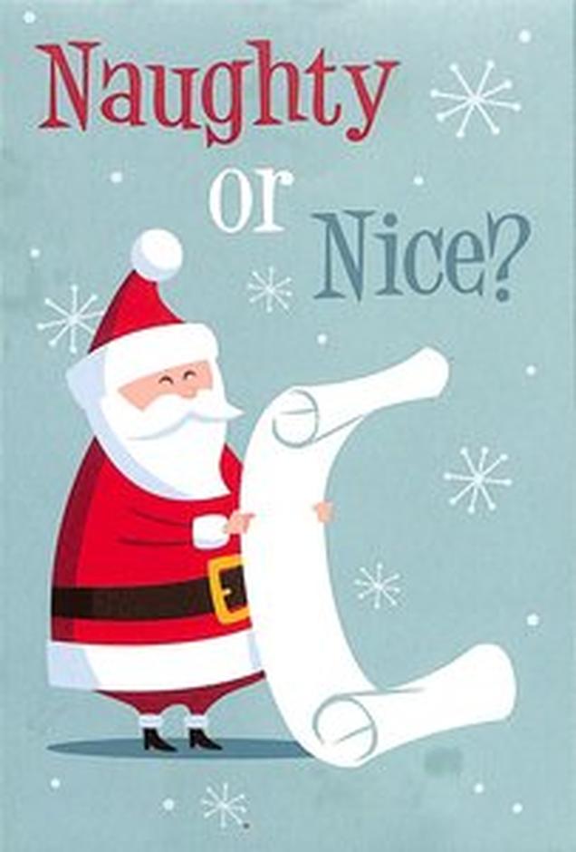 Naughty or Nice tract Santa By Guan Un (Tract) 9781922206657